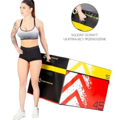 PYBS01 SKRZYNIE PLYOMETRYCZNE SOFT ZESTAW HMS PREMIUM