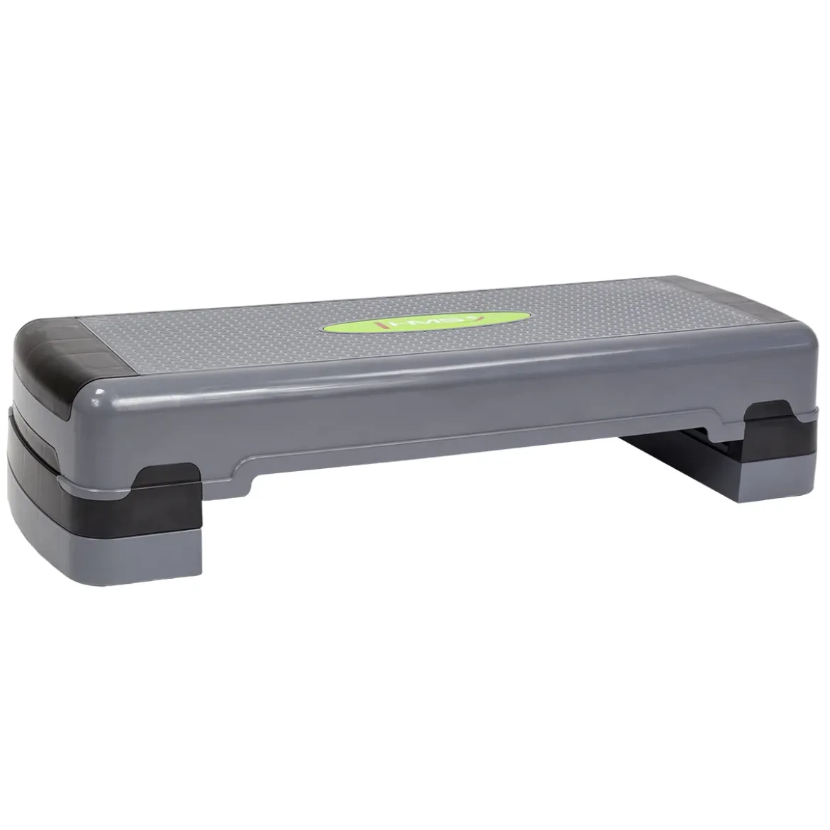 Regulowany szaro-czarny step do aerobiku HMS AS005