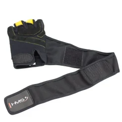 RST01 BLACK/YELLOW RĘKAWICE NA SIŁOWNIĘ HMS