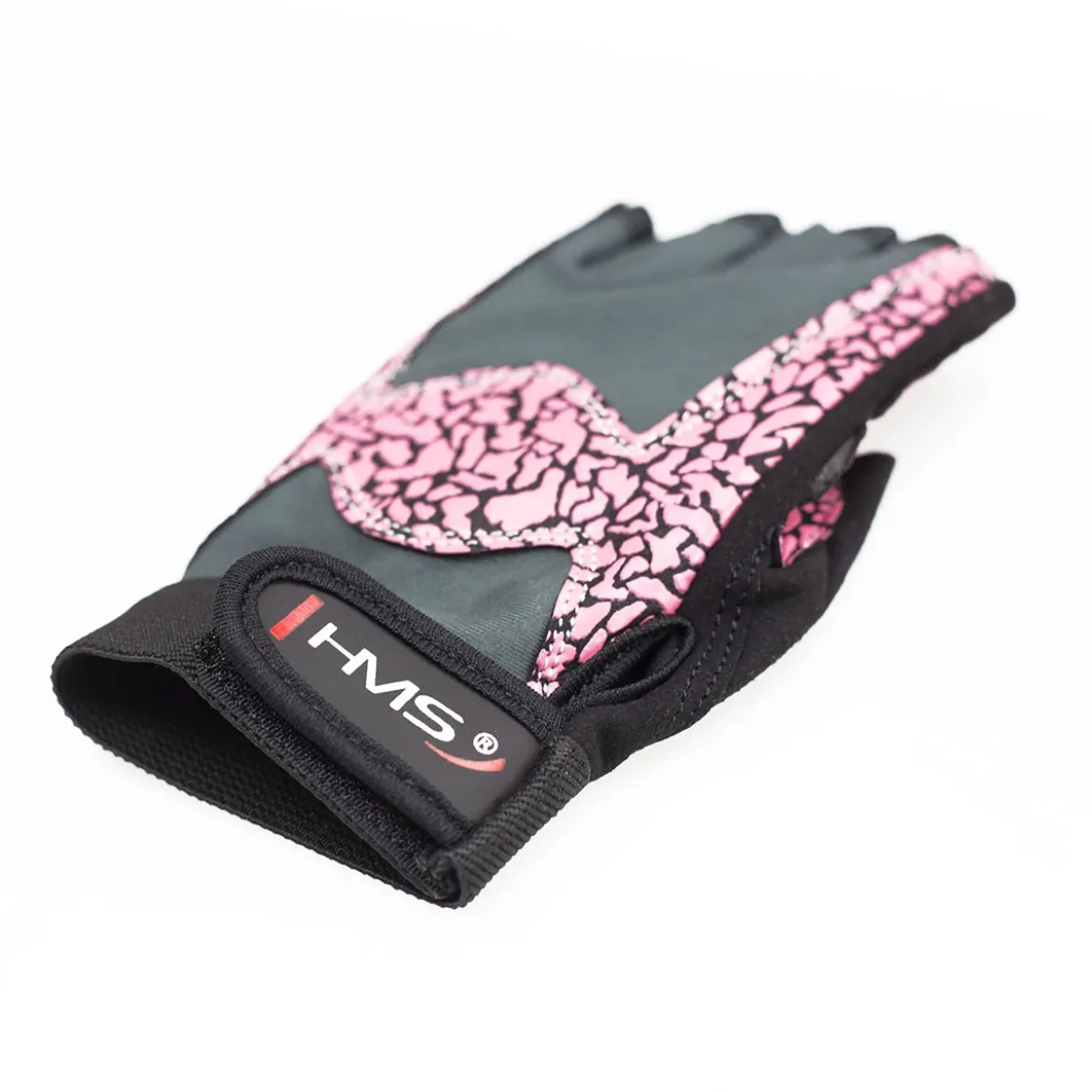 RST03 PINK/GRAY RĘKAWICE NA SIŁOWNIĘ HMS