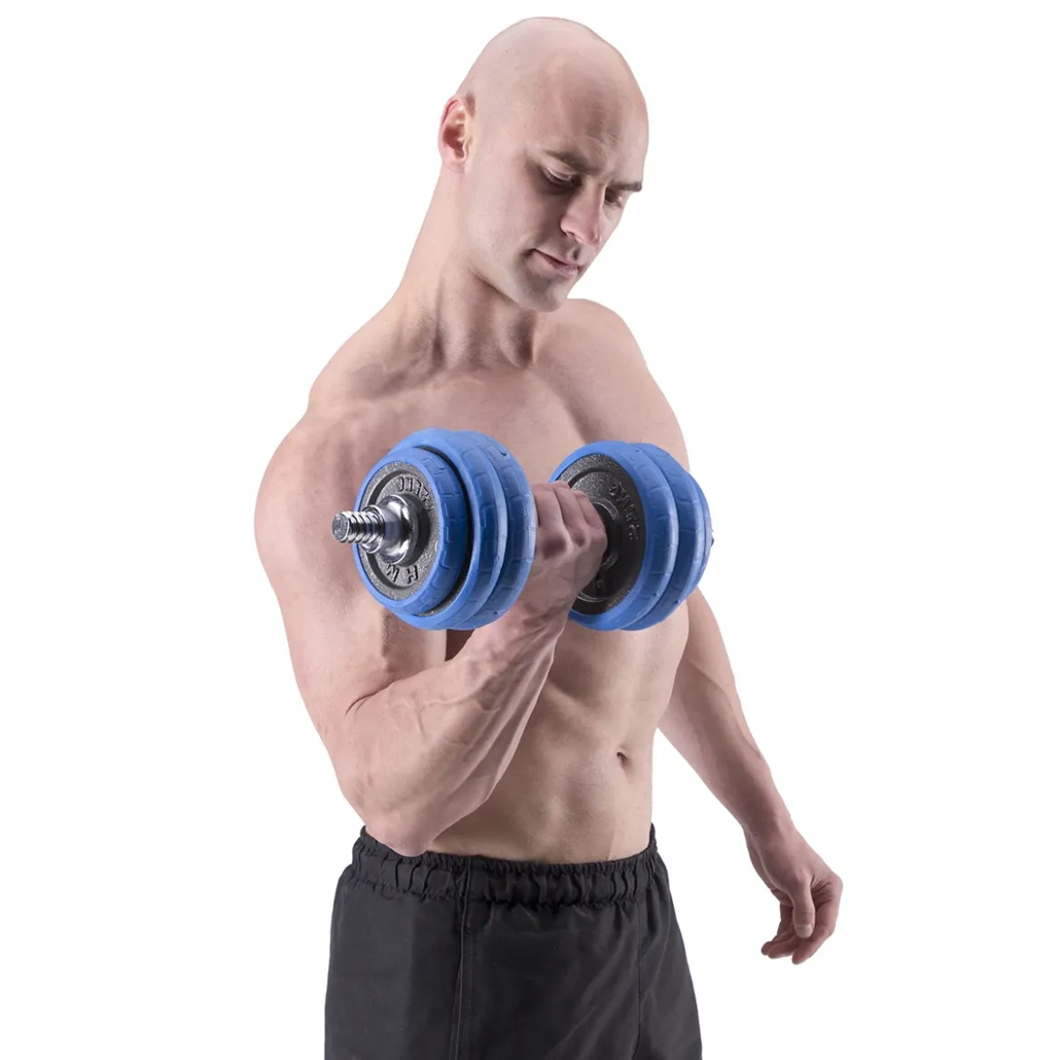SGG30 BAR SZTANGIELKI REGULOWANE GUMOWANE 30KG HMS