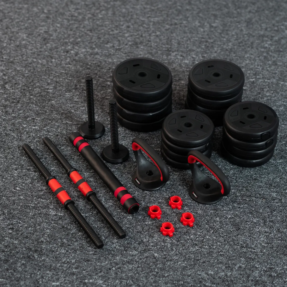 SGN120 PRO SET 6W1 ZESTAW CIĘŻARÓW 20KG HMS