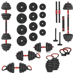 SGN120 PRO SET 6W1 ZESTAW CIĘŻARÓW 20KG HMS