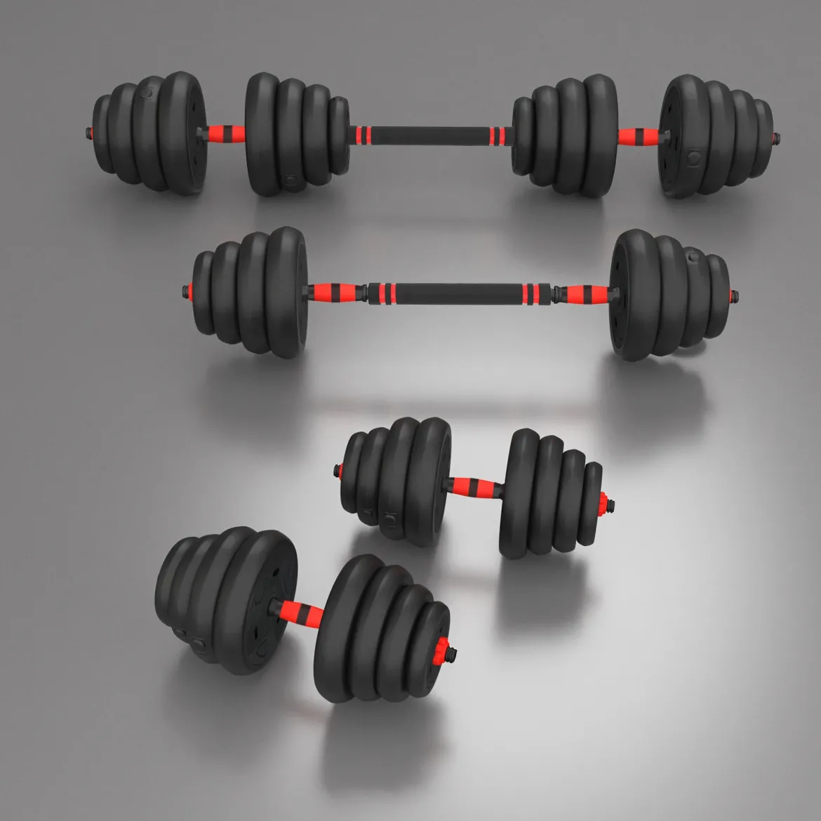SGN130 PRO SET 6W1 ZESTAW CIĘŻARÓW 30KG HMS