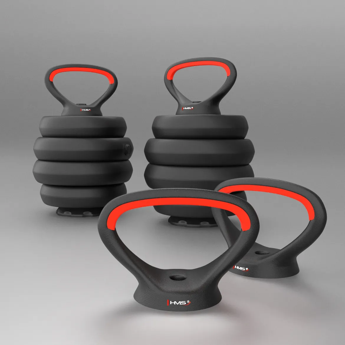 SGN140 PRO SET 6W1 ZESTAW CIĘŻARÓW 40KG HMS
