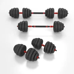 SGN140 PRO SET 6W1 ZESTAW CIĘŻARÓW 40KG HMS