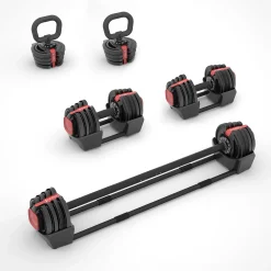 SGR18 PRO SET 3W1 ZESTAW REGULOWANYCH SZTANGIELEK 41 KG HMS