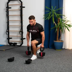 SGR18 PRO SET 3W1 ZESTAW REGULOWANYCH SZTANGIELEK 41 KG HMS