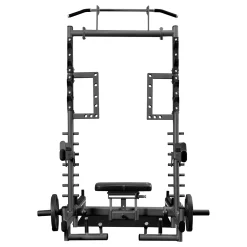 SMP01 STOJAK MULTIFUNKCYJNY Z PLATFORMĄ DO PODNOSZENIA CIĘŻARÓW I HIP THRUST COMMERCIAL HMS