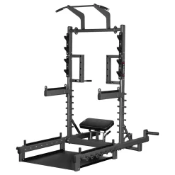 SMP01 STOJAK MULTIFUNKCYJNY Z PLATFORMĄ DO PODNOSZENIA CIĘŻARÓW I HIP THRUST COMMERCIAL HMS