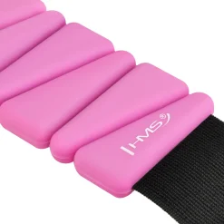 SNK01 PINK SILIKONOWE OBCIĄŻNIKI DO ĆWICZEŃ NA KOSTKI I NADGARSTKI HMS