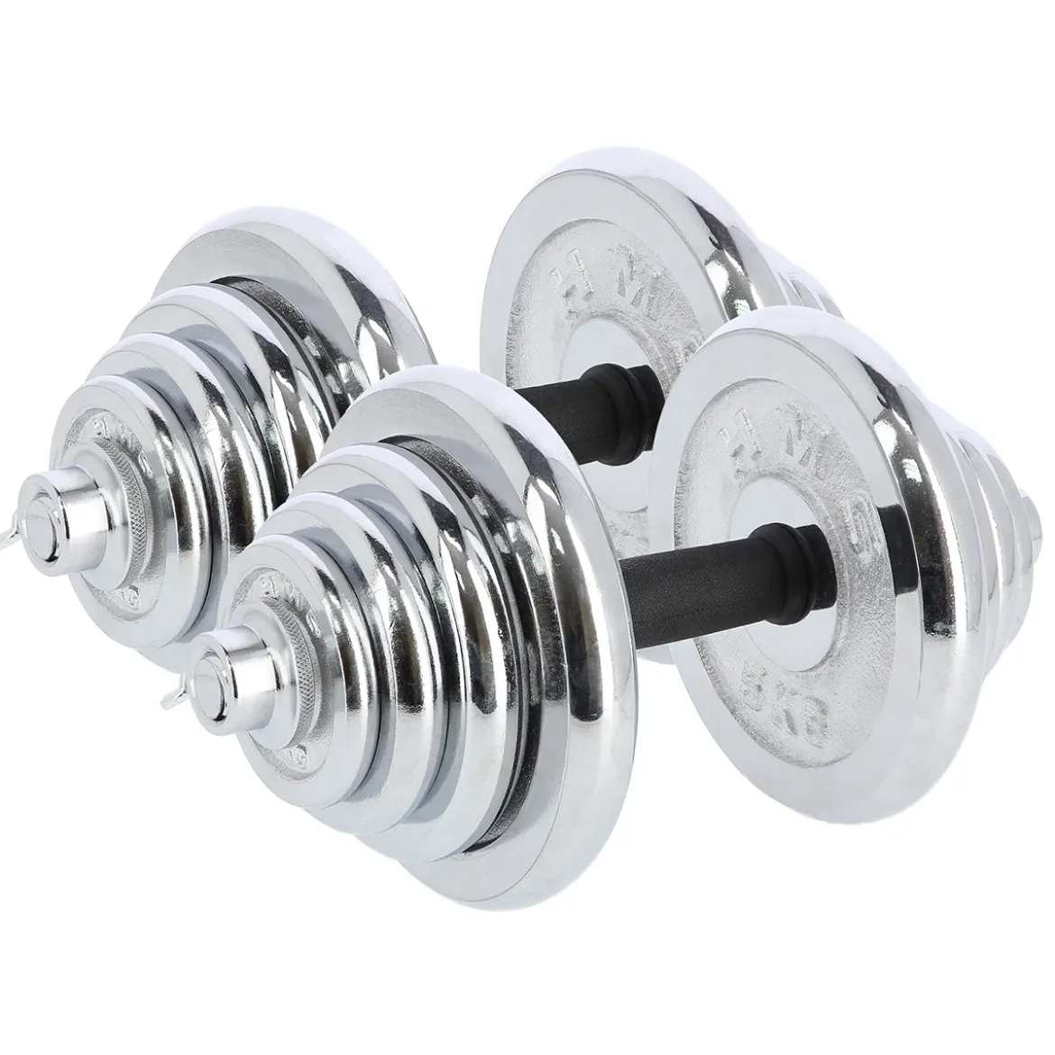 STC50 SZTANGIELKI REGULOWANE W WALIZCE CHROMOWANE 50KG HMS