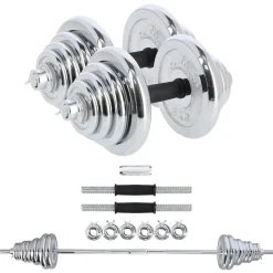 STC50 SZTANGIELKI REGULOWANE W WALIZCE CHROMOWANE 50KG HMS