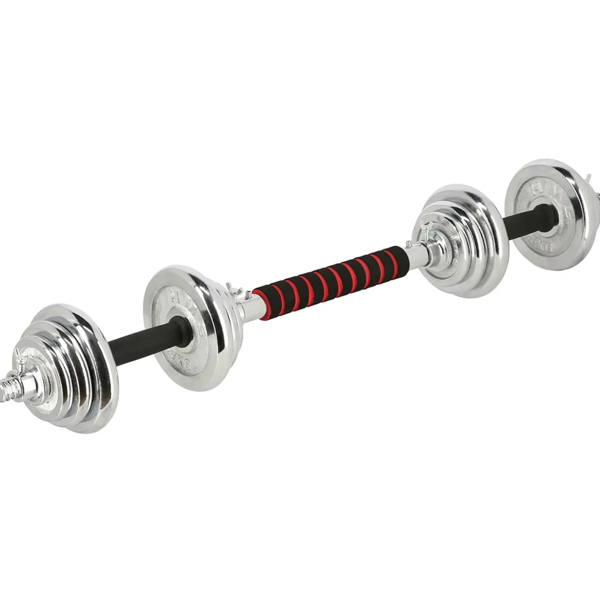 STC21 SZTANGIELKI REGULOWANE W WALIZCE CHROMOWANE 20KG HMS