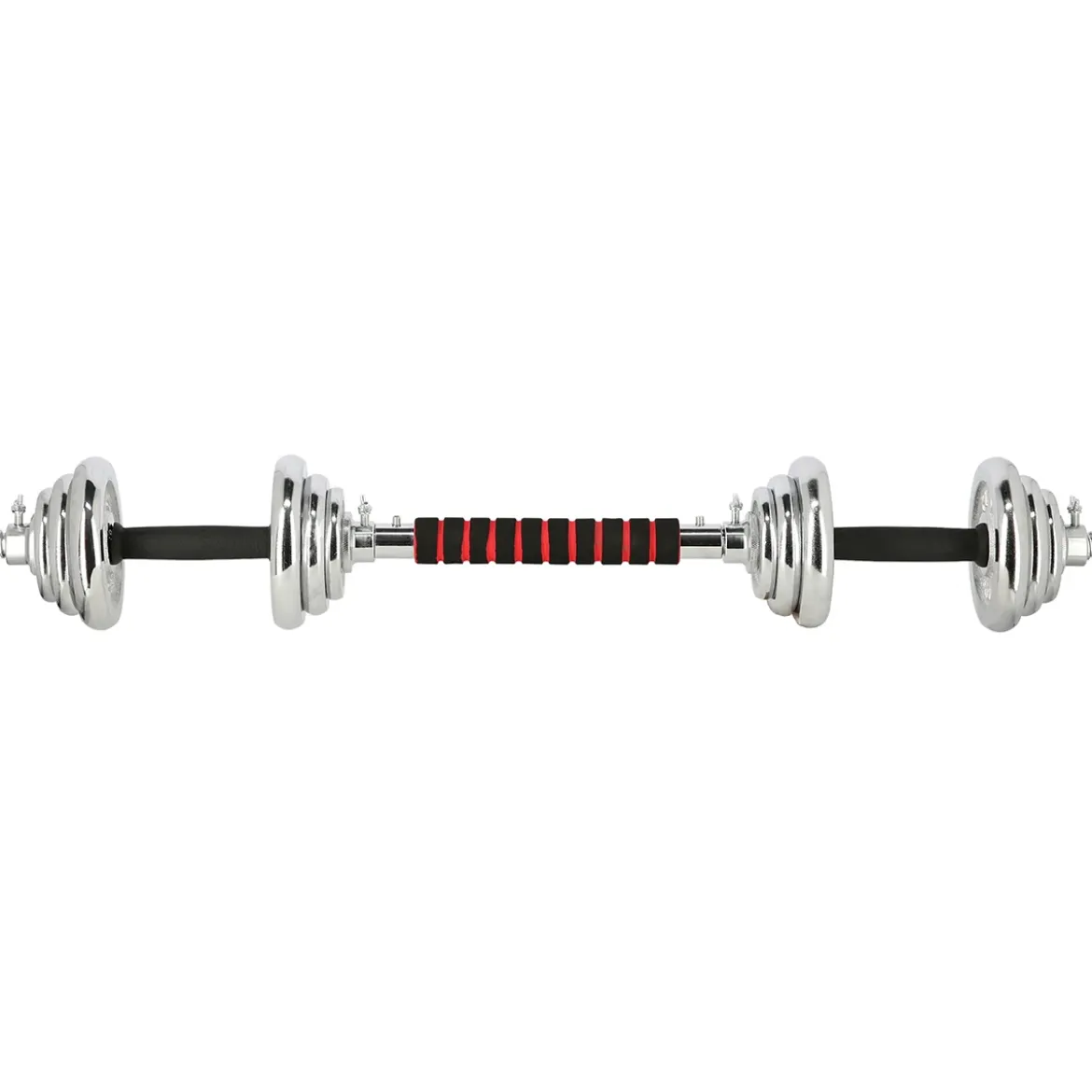 STC21 SZTANGIELKI REGULOWANE W WALIZCE CHROMOWANE 20KG HMS