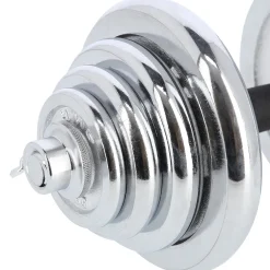 STC55 SZTANGIELKI REGULOWANE W WALIZCE CHROMOWANE 55KG HMS