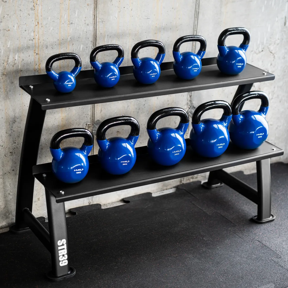 STR39 STOJAK NA KETTLEBELLS DWUPOZIOMOWY COMMERCIAL HMS