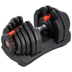 Sztangielka regulowana HMS SR80 40 kg z szybką regulacją obciążenia