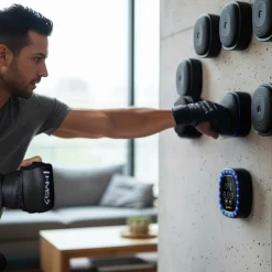 TARCZA BOKSERSKA MODUŁOWA BLUETOOTH Z MUZYKĄ I RĘKAWICAMI TB05 HMS