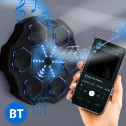 TB02 ELEKTRONICZNA TARCZA BOKSERSKA BLUETOOTH Z MUZYKĄ I RĘKAWICAMI HMS