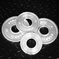 TOS ZESTAW TALERZY OLIMPIJSKICH STALOWYCH KALIBROWANYCH 2 x 0.25 - 1.25 KG (6 KG) HMS