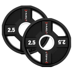 TPC SET ZESTAW TALERZY OLIMPIJSKICH POLIURETANOWYCH 2 x 2.5 - 25 KG CPU (155 KG) HMS