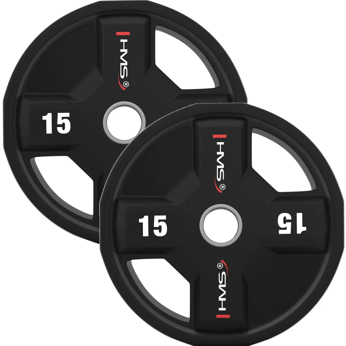 TPC SET ZESTAW TALERZY OLIMPIJSKICH POLIURETANOWYCH 2 x 2.5 - 25 KG CPU (155 KG) HMS
