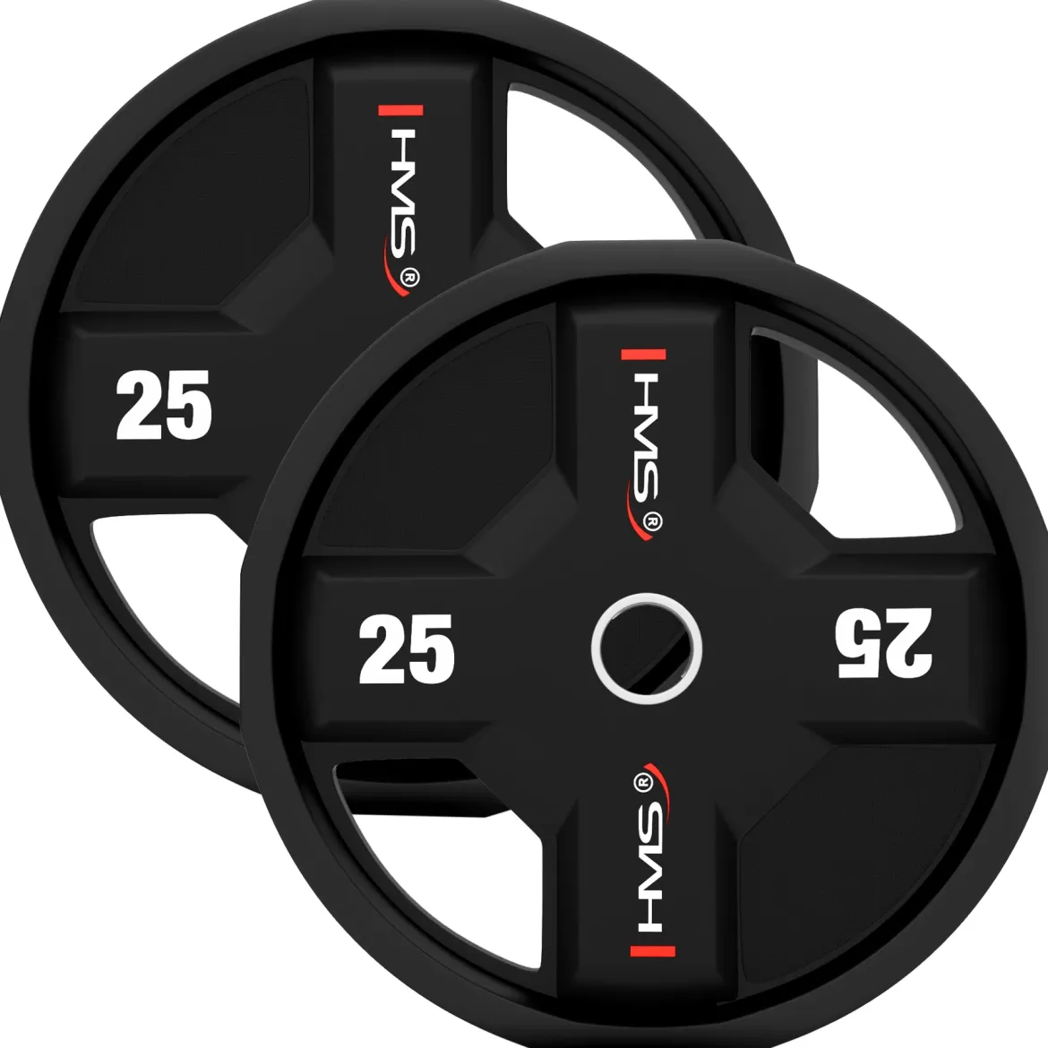 TPC SET ZESTAW TALERZY OLIMPIJSKICH POLIURETANOWYCH 2 x 2.5 - 25 KG CPU (155 KG) HMS