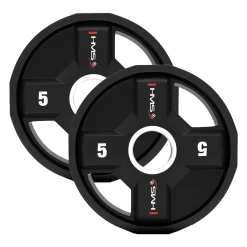 TPC SET ZESTAW TALERZY OLIMPIJSKICH POLIURETANOWYCH 2 x 2.5 - 25 KG CPU (155 KG) HMS