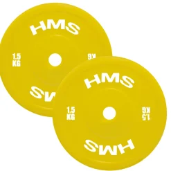 TPP ZESTAW TALERZY OLIMPIJSKICH TECHNICZNYCH PE 2 x 1.5 - 5 KG (18 KG) HMS