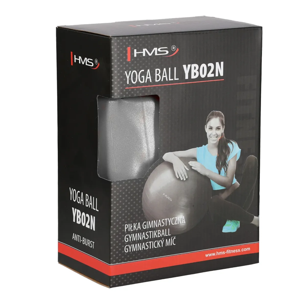 YB02 NEW 75CM ANTI-BURST PIŁKA GIMNASTYCZNA HMS