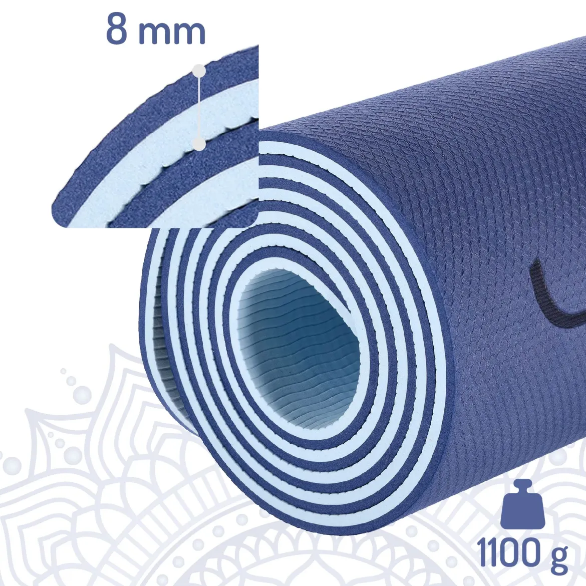 YM10 MATA TPE DO JOGI DARK BLUE HMS