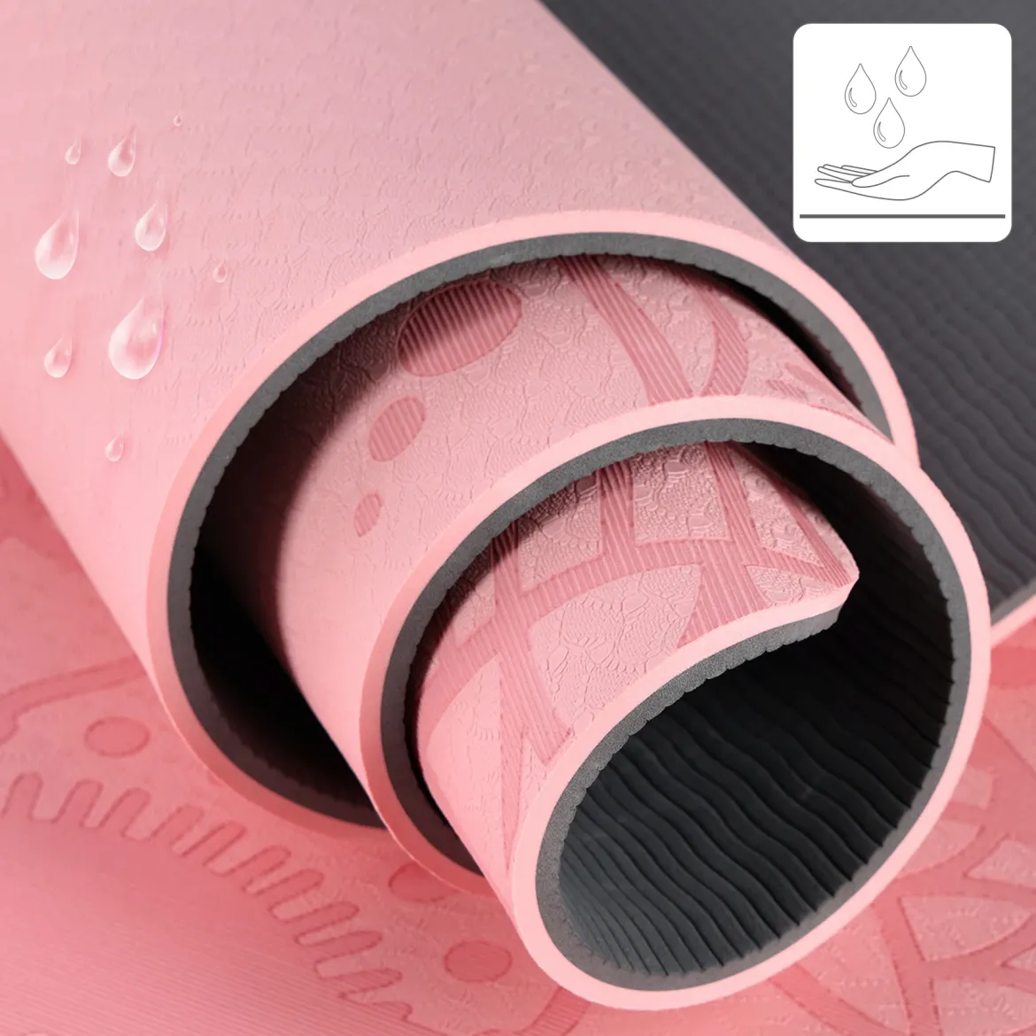 YM10 MATA TPE DO JOGI LIGHT PINK HMS