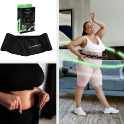ZESTAW HHW11 BLACK Z WYPUSTKAMI I OBCIĄŻNIKIEM + PAS BR163 PLUS SIZE HMS