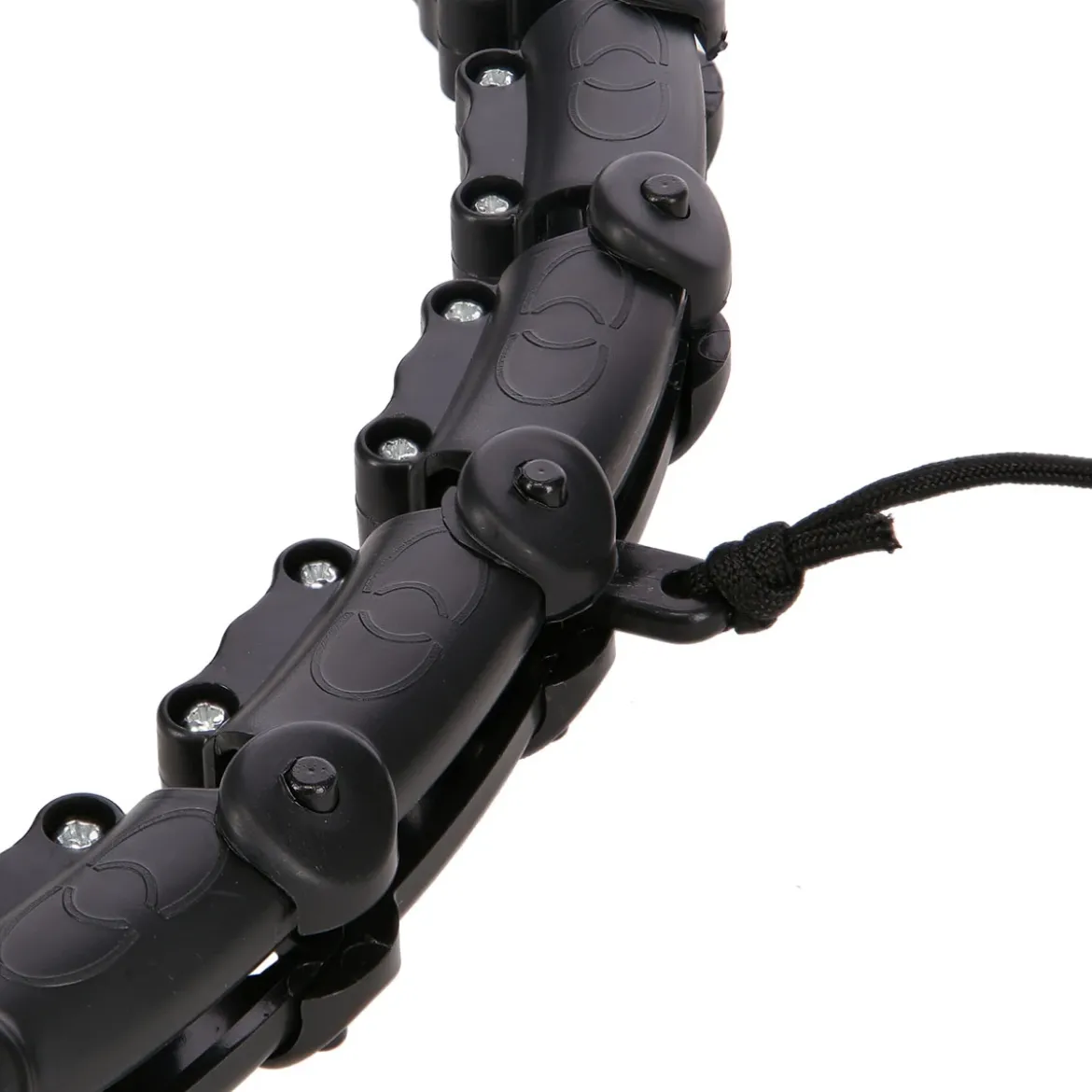 ZESTAW HULA HOP HHW02 BLACK Z WYPUSTKAMI I OBCIĄŻNIKIEM HMS + PAS BR163 RED