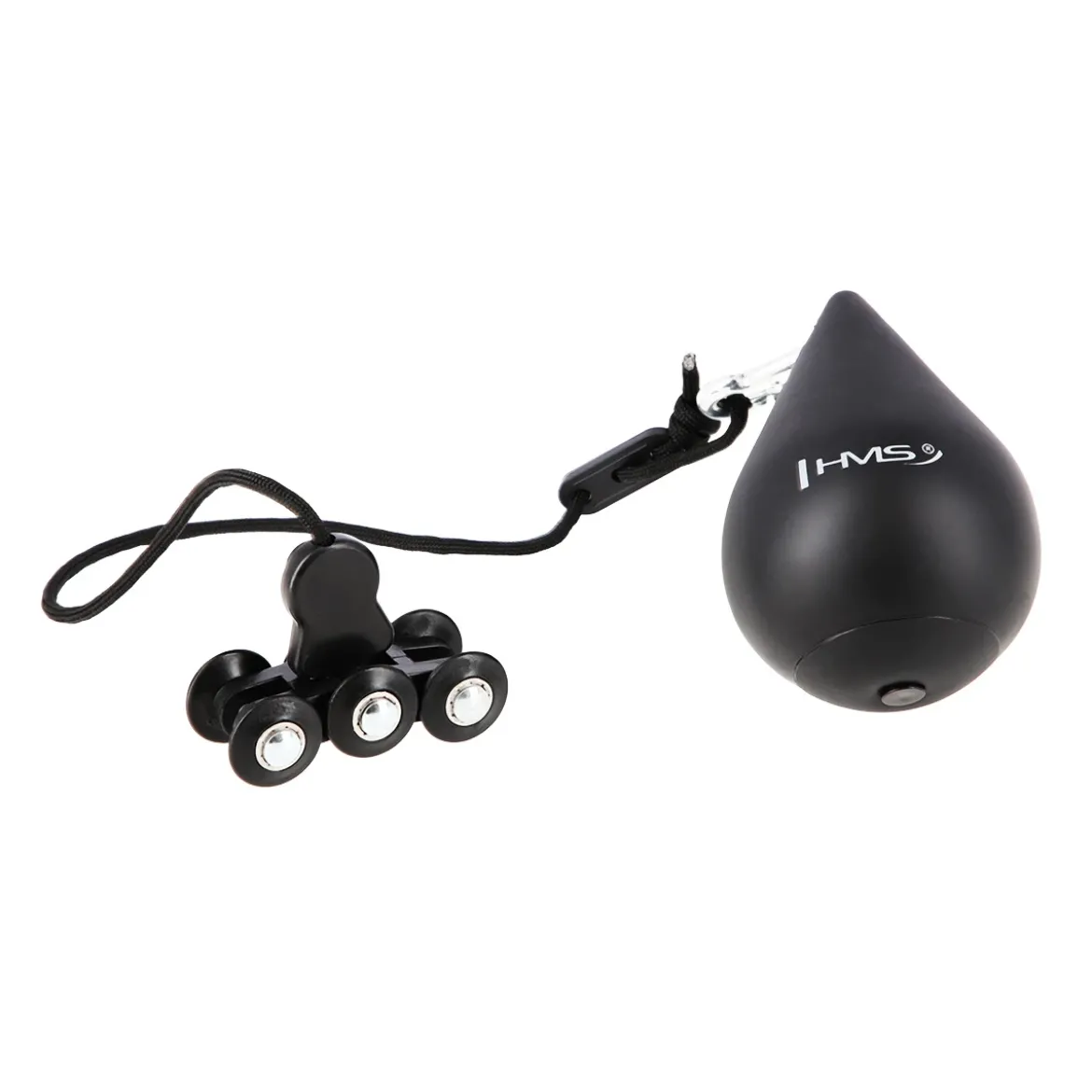 ZESTAW HULA HOP HHW12 BLACK Z WYPUSTKAMI I OBCIĄŻNIKIEM HMS + PAS BR163 BLACK PLUS SIZE