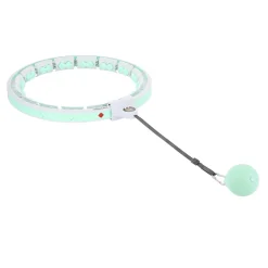 ZESTAW HULA HOP HHW06 GREEN Z PIŁKĄ GRAWITACYJNĄ I LICZNIKIEM HMS + PAS BR163 BLACK