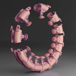 ZESTAW HULA HOP HHW01 PINK Z WYPUSTKAMI I OBCIĄŻNIKIEM HMS + PAS BR163 RED