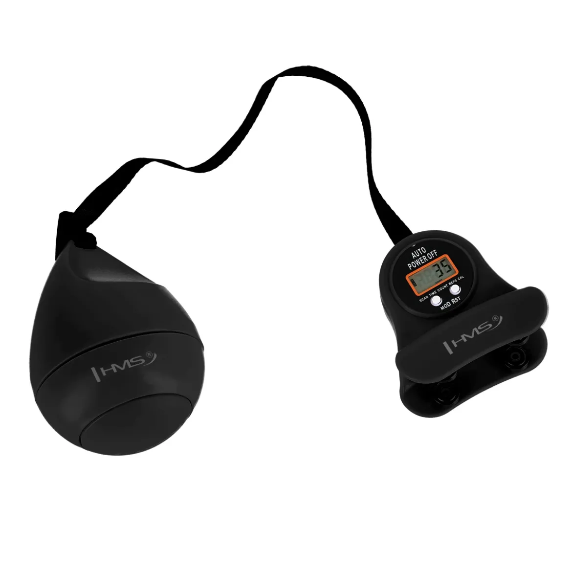 ZESTAW HULA HOP MAGNETYCZNY BLACK/GOLD HHM13 Z LICZNIKIEM HMS + PAS WYSZCZUPLAJĄCY BR163 BLACK