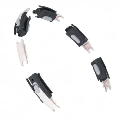 ZESTAW HULA HOP MAGNETYCZNY BLACK HHM15 Z LICZNIKIEM HMS + PAS WYSZCZUPLAJĄCY BR163 RED