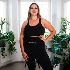 ZESTAW HULA HOP PLUS SIZE HHW12 VIOLET Z WYPUSTKAMI I OBCIĄŻNIKIEM HMS + PAS BR163 BLACK