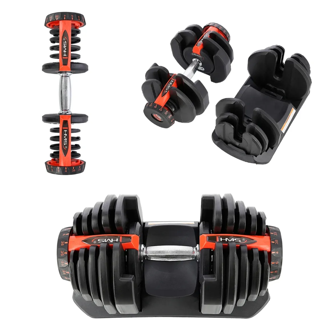 ZESTAW SR80 SZTANGIELKI REGULOWANE (2 SZT.) + STR10 PRO STOJAK HMS