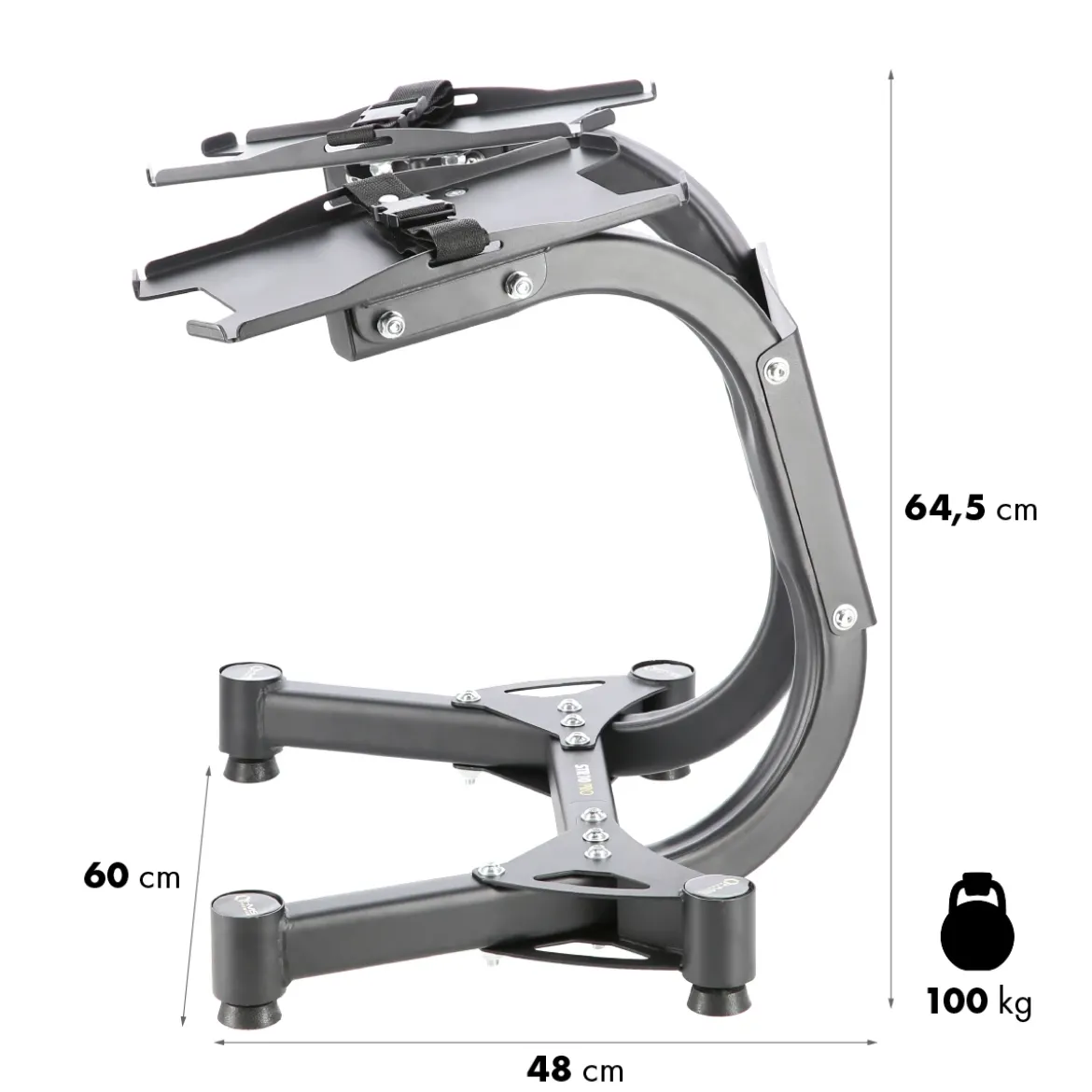ZESTAW SR80 SZTANGIELKI REGULOWANE (2 SZT.) + STR10 PRO STOJAK HMS