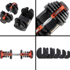 ZESTAW SR80 SZTANGIELKI REGULOWANE (2 SZT.) + STR10 PRO STOJAK HMS